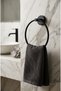 Bathroom Accessory Set Round Towel Holder Coverless Toilet Paper Holder You Can Either Paste or Assemble - 3
