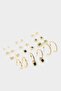 Women's 12-Piece Earrings Set H1756Axns - 4