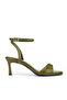 , Women's Heeled Sandals 161996Z6092 Green - 3