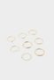 Women's 8-Piece Ring Set H1779Axns - 4