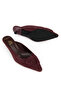 , Women's Genuine Leather Heels Slipper 1611059Z65100 Claret Red - 6