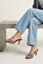 , Women's Genuine Leather Heeled Slippers 1611059Z0303 Mink