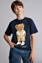 100% Cotton Teddy Bear Short Sleeve T-Shirt for Boys H2957A826Sm - 2