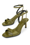 , Women's Heeled Sandals 161996Z6092 Green - 7