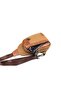 Men's Tan Color Double Handle Canvas Cross Shoulder Bag Body Bag Chest Bag - 7