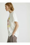 Premium Oversize Cut Short Sleeve Printed T-Shirt - 5