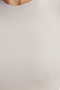 Women's Slim Fit Slim Fit Cotton Short Sleeve Crew Neck Beige T-Shirt Blouse - 3
