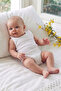 Cotton Baby Sleeveless Snap Fastener 3-Piece Bodysuit Set - 5