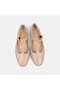 Women's Skin Adjustable Buckled T-Band Leather Ballet Flats - 6