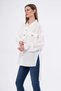 Pasaklı Giyim Women's Oversized Long Back Pleated Long Sleeve Long White Linen Shirt Tunic 700-3524352 - 3