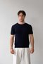 Ribbed Knitwear Short Sleeve T-Shirt