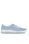 , Women's Genuine Leather Casual Shoes 1611046Z8031 Ice Blue - 3