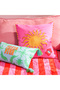Hansi Red - Pink Cotton Filled Throw Pillow 50X50 cm - 2