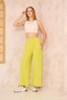 Women's Elastic Waist, Pocketed , Wide-Leg , Loose Fit Viscose Trousers/Sweatpants Fat Green 3465275 - 8