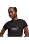 Classics Shiny Logo Women's Black Casual Style T-Shirt62559701 - 2