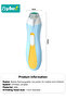 Baby Nail Clippers, Electric Trimmer, Infant Nails File Kit with LED Lighting, and 6 Different Sized - 8