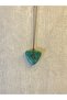 Coraline Green Triangle Shaped Bohemian Necklace (Small Differences May Occur Due to Handmade Nature) - 6