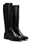 Women's Black Zippered Buckle Detailed Boots 25Wfe401414 - 2