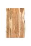 Table Top Solid Acacia Wood 100x(50-60)x3.8 cm