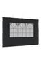 Party Tent Sidewall 2 pcs with Window PE Anthracite - 7