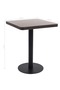 Bistro Table Dark Brown 60X60 cm MDF - 3