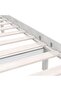 810083 Bed Frame without Mattress White Solid Wood 140x200 cm - 6
