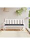 Garden Bench Cushion Anthracite 150x50x7 cm Oxford Fabric