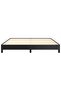 Bed Frame without Mattress Black 180x200 cm Super King Faux Leather - 4