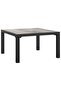 4 Piece Garden Lounge Set Black and Grey Poly Rattan - 5