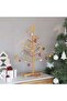 Wooden Christmas Tree with Stand Brown 75 cm Solid pine wood - 2