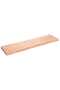 Wall Shelf Light Brown 120x30x(2-4) cm Treated Solid Wood Oak