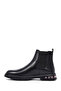 Men's Black Leather Chelsea Boots 25Wfd633018 - 3