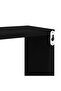 Wall Cube Shelf 2 pcs Black 60x15x23 cm Engineered Wood - 7