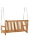 Swing Bench Solid Teak Wood 114x60x64 cm - 2