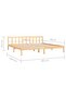 Bed Frame without Mattress Solid Wood Super King Size - 3