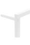 Towel Rack White 60x10x116 cm Steel - 4