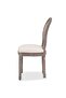 Dining Chairs 6 pcs Cream Fabric - 4