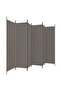 6-Panel Room Divider Anthracite 300x200 cm Fabric - 4