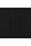 Storage Cabinet Black 80x35x101.5 cm Steel - 8
