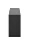 Shoe Bench Black 80x24x45 cm Engineered Wood - 4