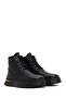 Men's Black Lace-Up Leather Casual Boots 25Wfd7000Ft - 2