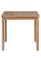 3 Piece Garden Dining Set 80x80 cm Solid Teak Wood - 8