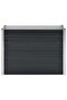 Garden Raised Bed Anthracite 100x40x77 cm Galvanised Steel - 2