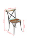 Dining Chairs 2 pcs Solid Reclaimed Wood - 3