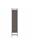 5-Panel Room Divider Anthracite 200x220 cm Fabric - 5