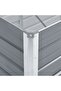 Garden Raised Bed Galvanised Steel 320x40x45 cm Grey - 6