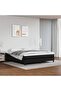 Box Spring Bed Frame Black 180x200 cm Super King Faux Leather