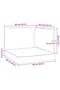 Pallet Cushions 3 pcs Red Oxford Fabric - 3