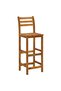 Bar Stools 4 pcs Solid Acacia Wood - 2