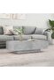 Coffee Table Concrete Grey 100x49.5x31 cm Engineered Wood